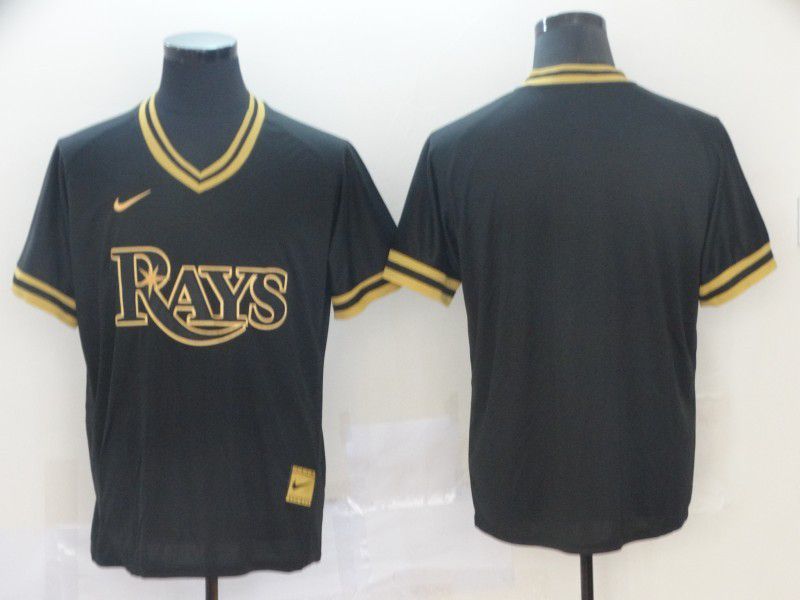 Men Tampa Bay Rays Blank Black gold Game Nike 2022 MLB Jersey->detroit tigers->MLB Jersey